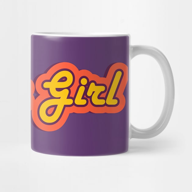 Super Girl Retro Text, Female Slogan by JahmarsArtistry - APA